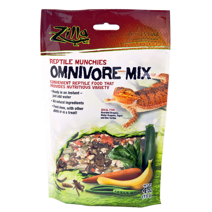 Zilla Reptile Munchies Omnivore Mix:Jungle Bob's Reptile World