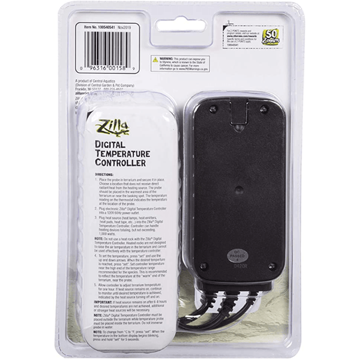 Zilla Temperature Controller 1000W 3 Outlet:Jungle Bob's Reptile World