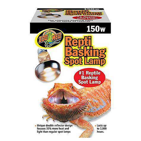 Zoo Med Basking Daytime Spot Lamp Bulb for Reptiles:Jungle Bob's Reptile World