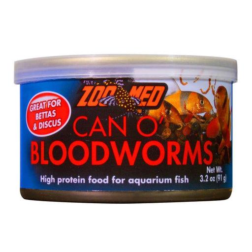 Zoo Med Can O Bloodworms 3.2 oz:Jungle Bob's Reptile World