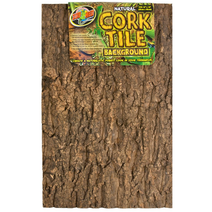 Zoo Med Cork Tile Background:Jungle Bob's Reptile World