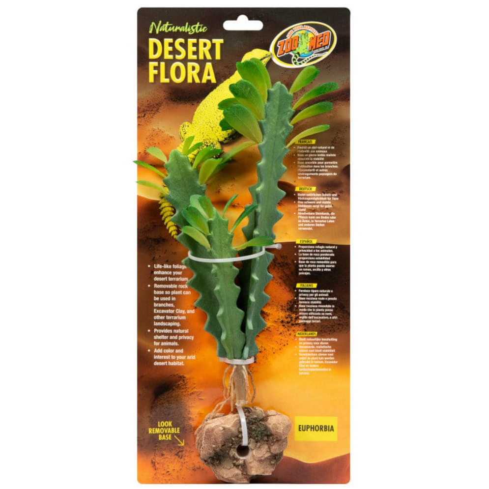 Artifical Plant Desert Flora Euphorbia by Zoo Med — Jungle Bobs Reptile  World