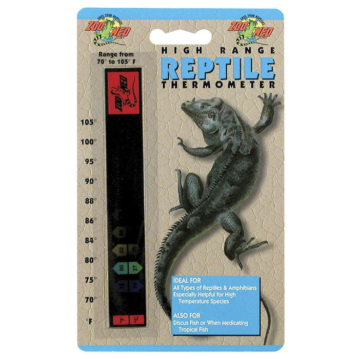 Zoo Med Hi Range Strip Thermometer — Jungle Bobs Reptile World
