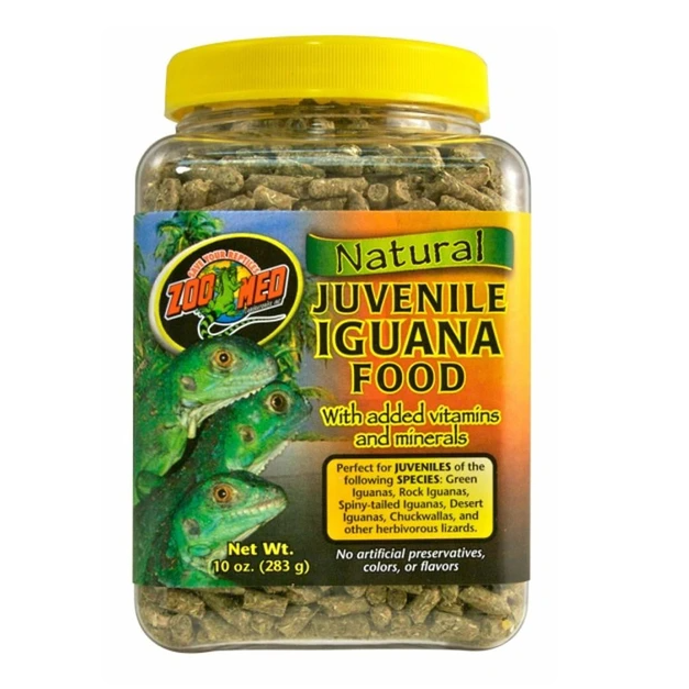 Zoo Med Juvenile Iguana Dry Pellet Food 10 oz:Jungle Bob's Reptile World