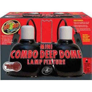 Zoo Med Mini Dual Deep Reptile Dome lamp Fixture:Jungle Bob's Reptile World