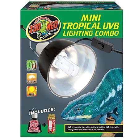 Zoo Med Mini Tropical UVB Lighting Combo:Jungle Bob's Reptile World