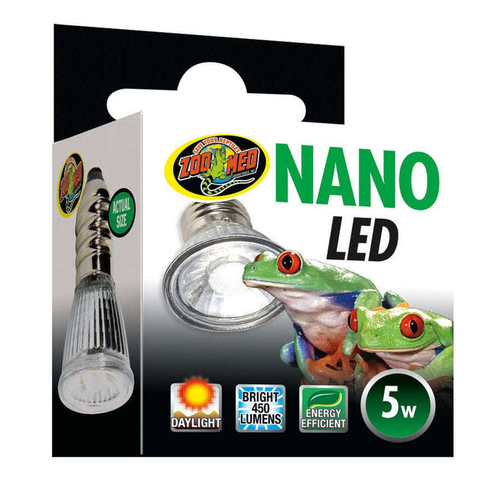 Zoo Med Nano LED Lamp 5 watt:Jungle Bob's Reptile World