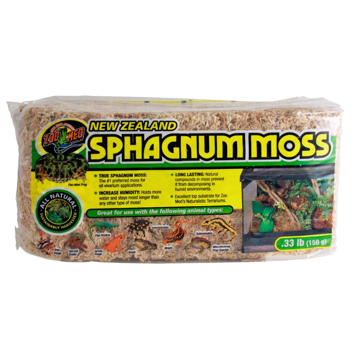 Zoo Med New Zealand Sphagnum Moss (80 Cubic in)
