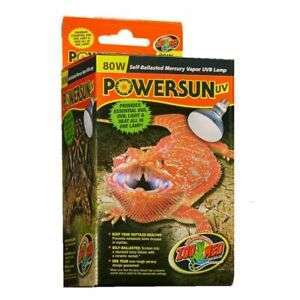 Zoo Med PowerSun Mercury Vapor Bulb Heat/UVA/UVB Lamp for Reptiles:Jungle Bob's Reptile World