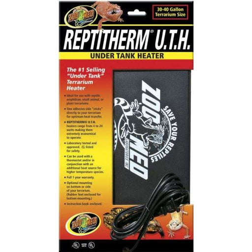 Zoo Med Under Tank Heater 24 Hour Heat Source:Jungle Bob's Reptile World