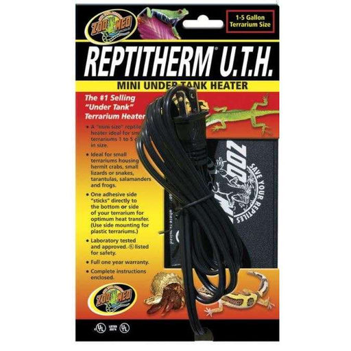 Zoo Med Under Tank Heater 24 Hour Heat Source:Jungle Bob's Reptile World